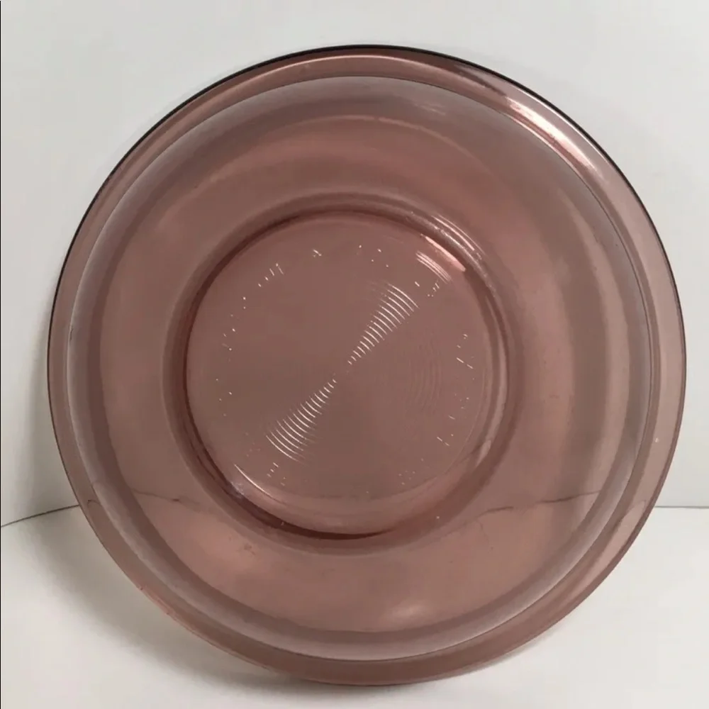 Vintage Pyrex 1.5 liter quart Mixing Bowl, Cranberry Glass Mixing Bowl 323